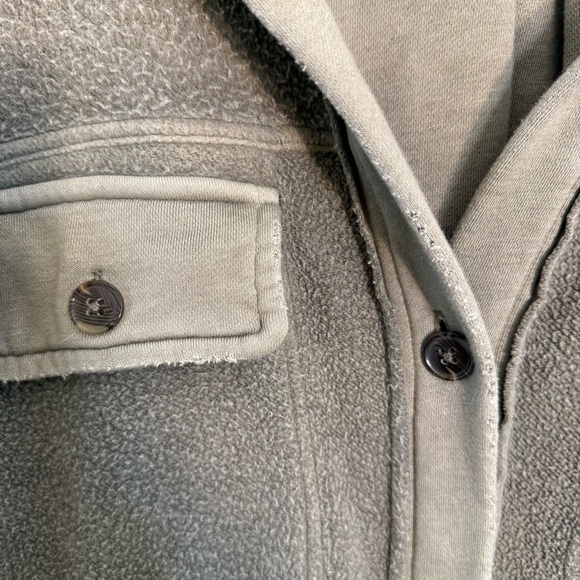 Free People Ruby Oversized Fleece Shirt Jacket
Shacket  Olive Size S - Picture 7 of 15